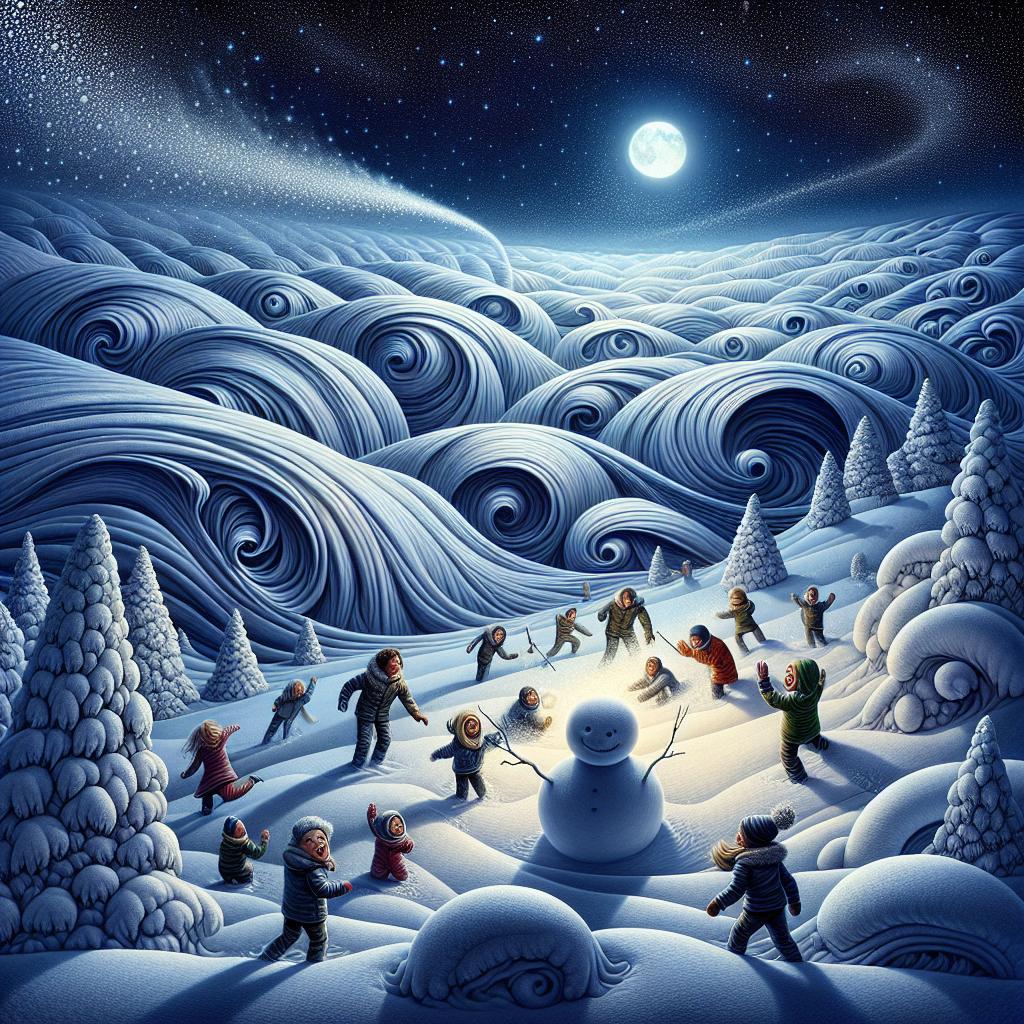 Joyous Winter Nightscape