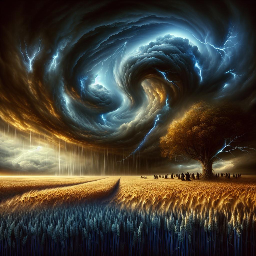 Storm Over Golden Fields