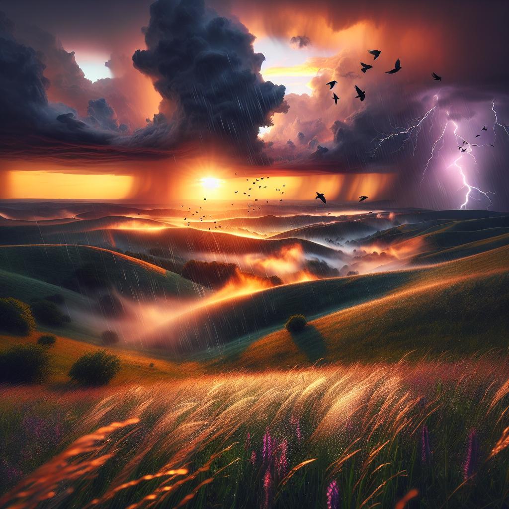 Awakening Storm on Hills
