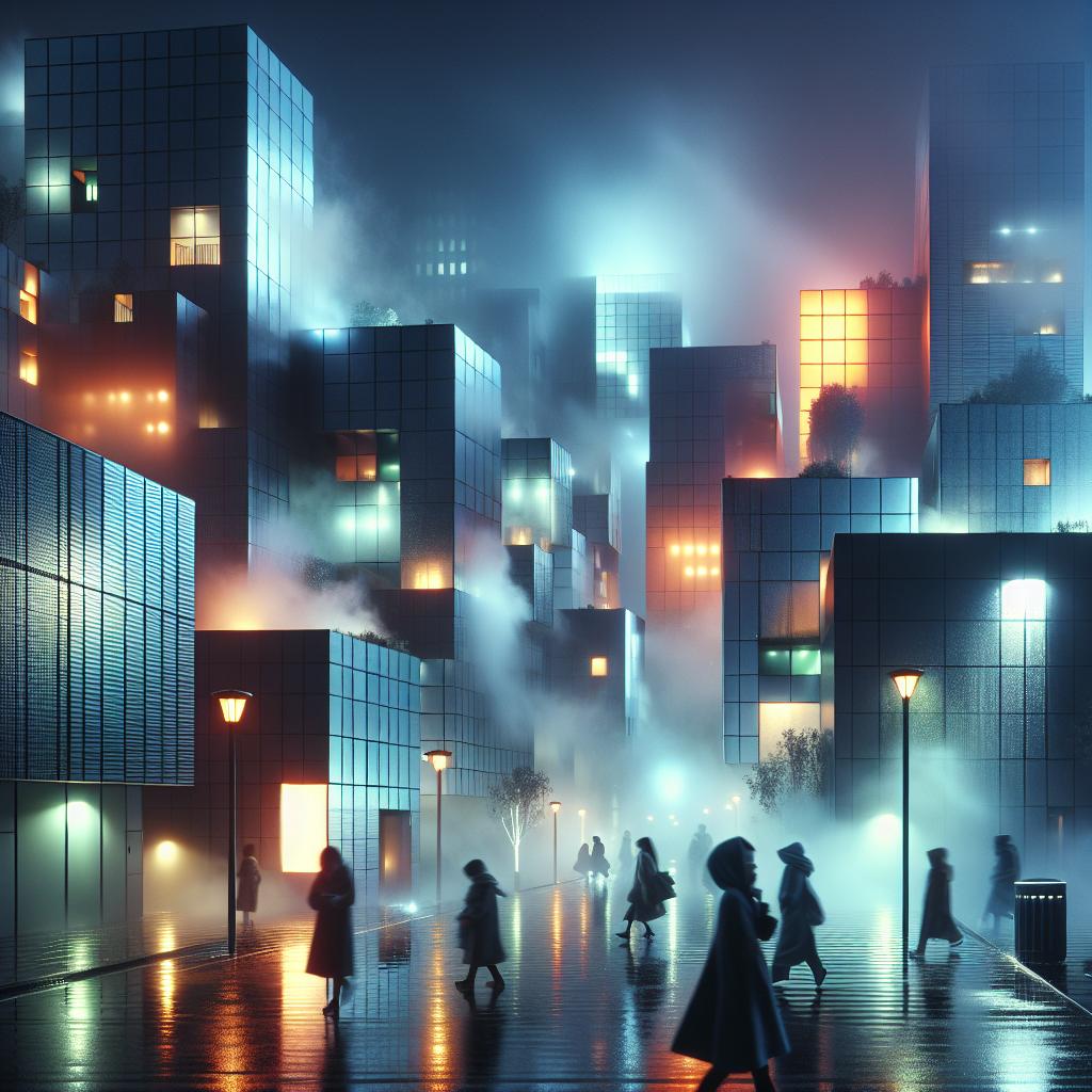 Fog-Kissed Urban Pulse