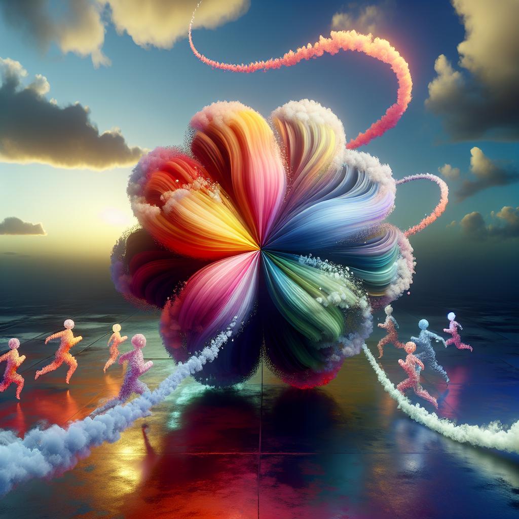Dawn's Joyful Tapestry