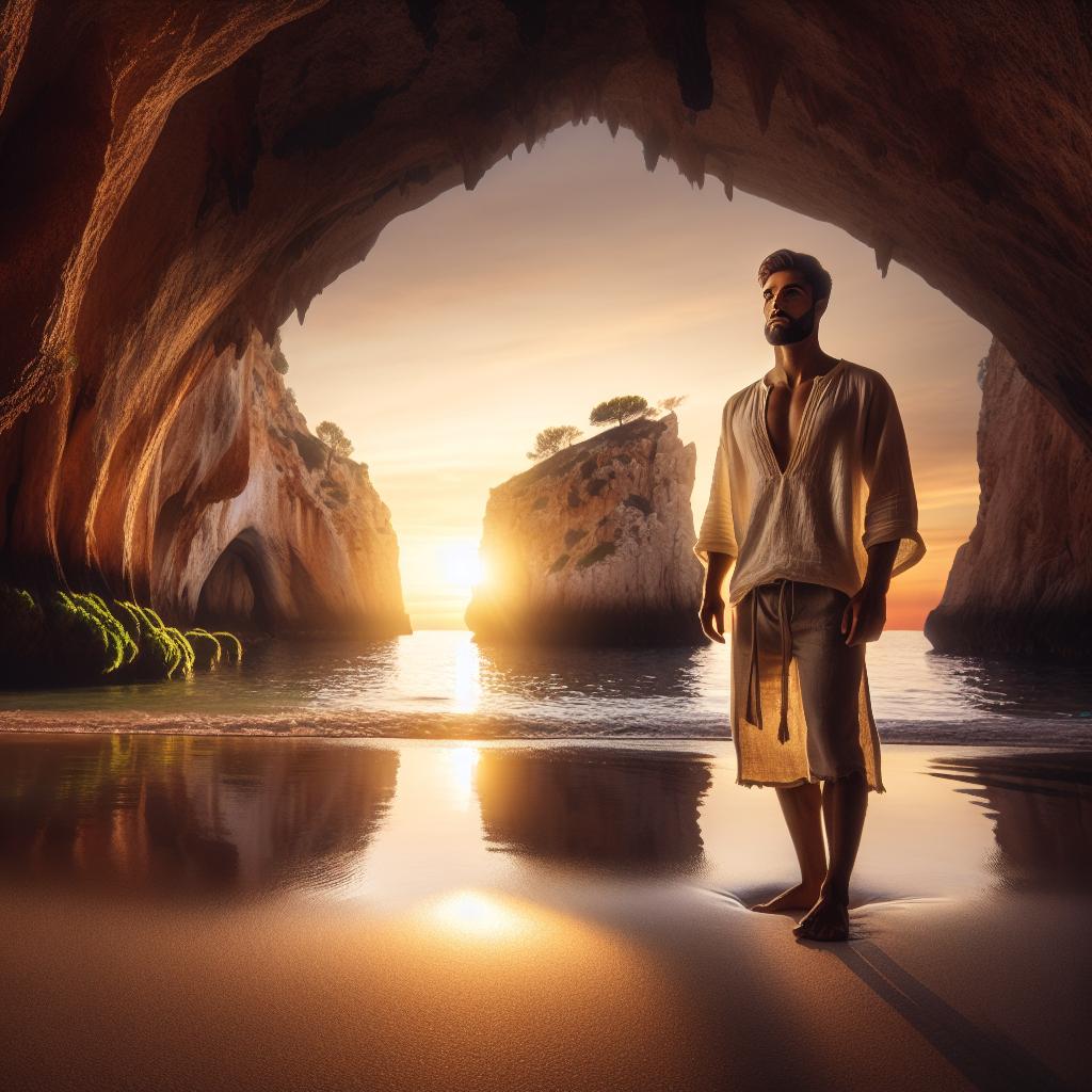 Golden Hour Cave Discovery