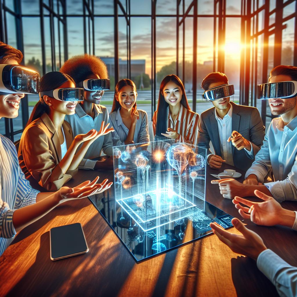 Futuristic Team Collaboration