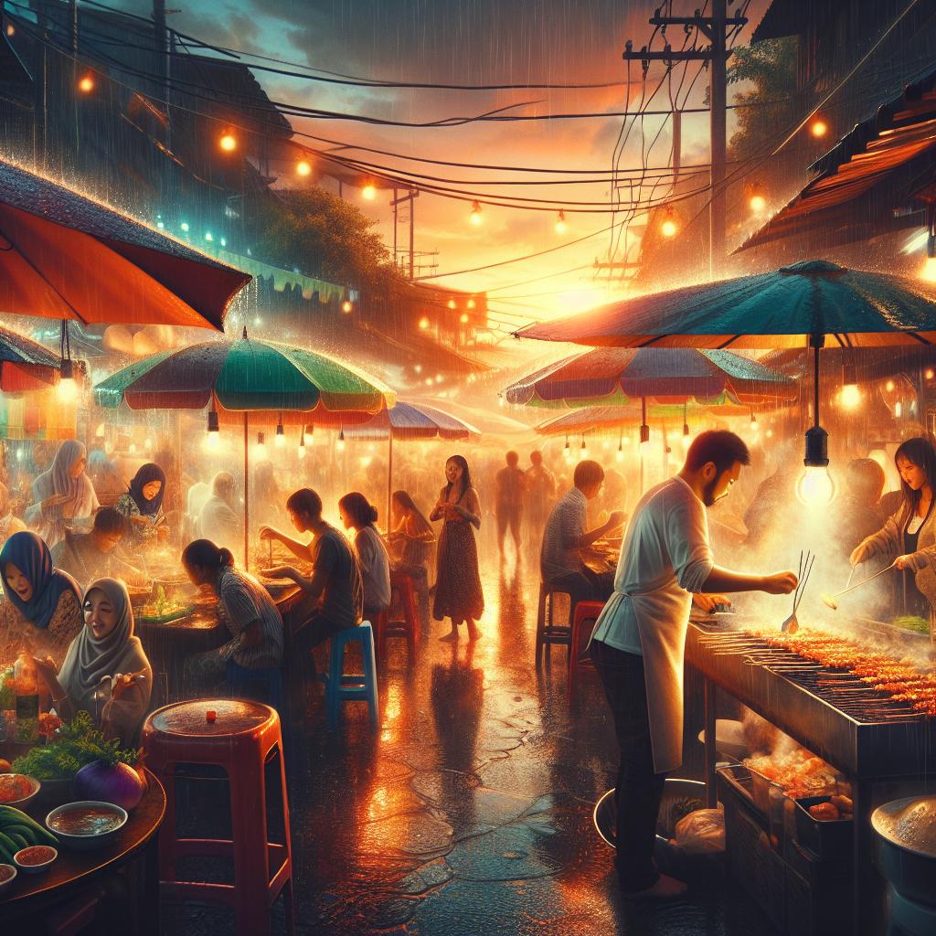 Sunset Rain Feasts
