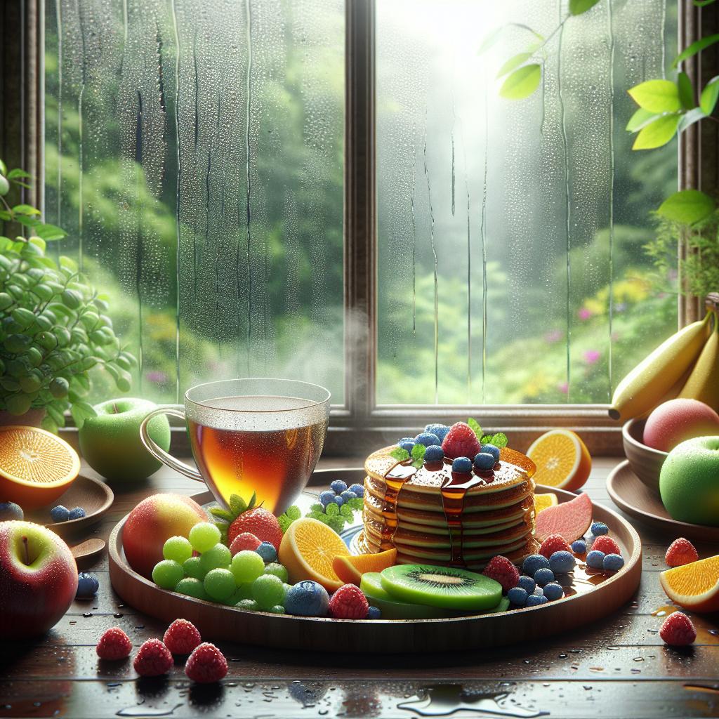 Serene Rainy Breakfast Delight