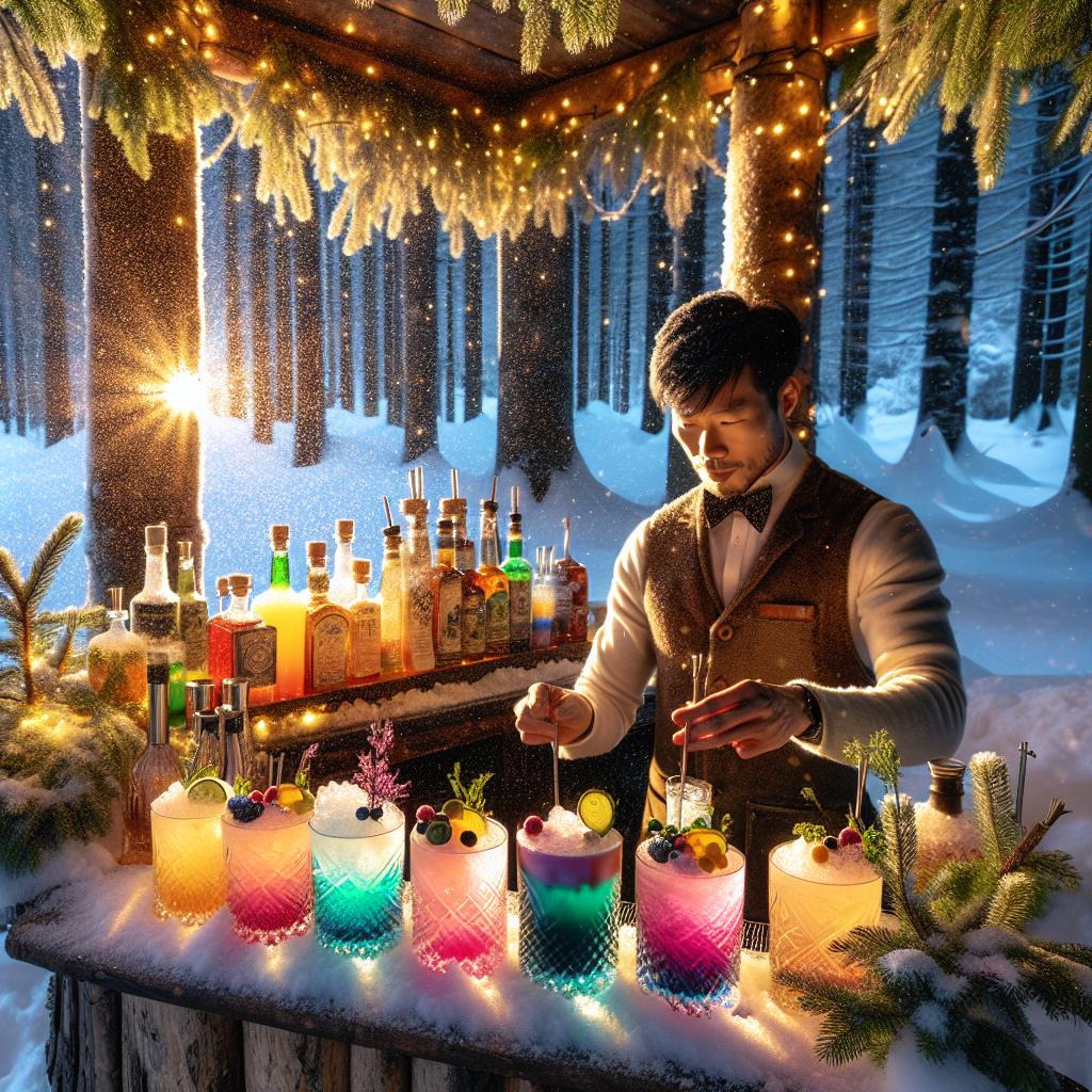 Mystical Winter Cocktail Haven