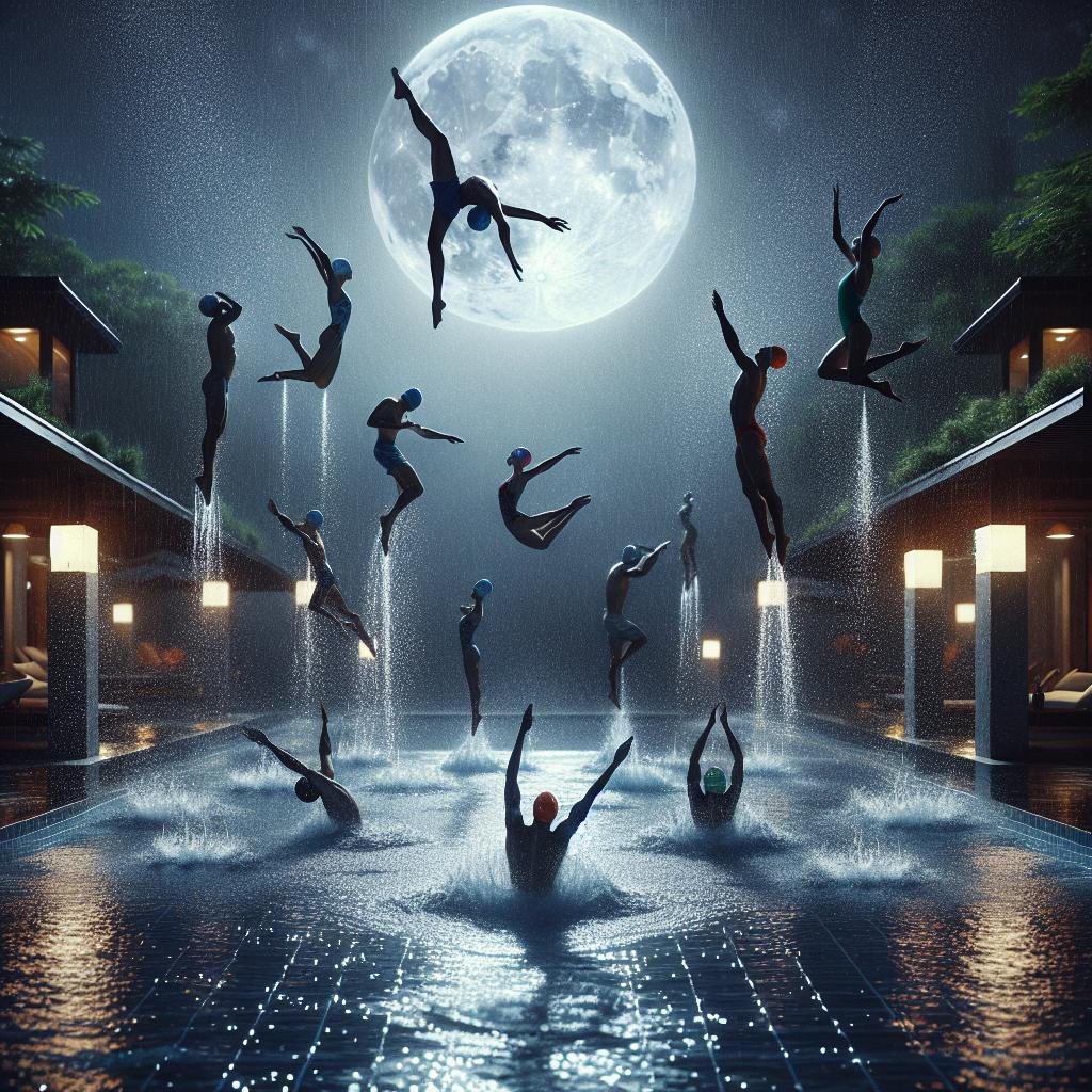 Midnight Rain Swimmers