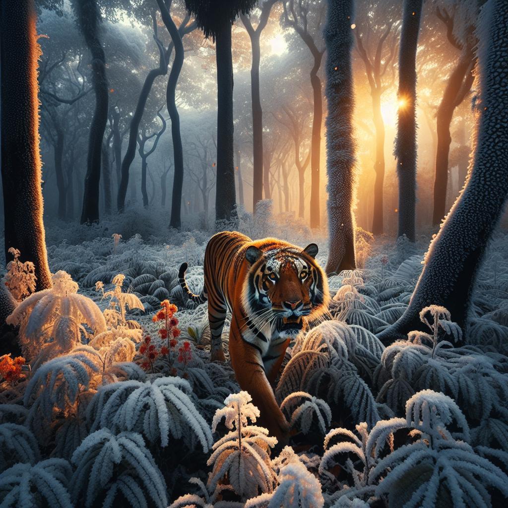Whispers of the Snowy Jungle